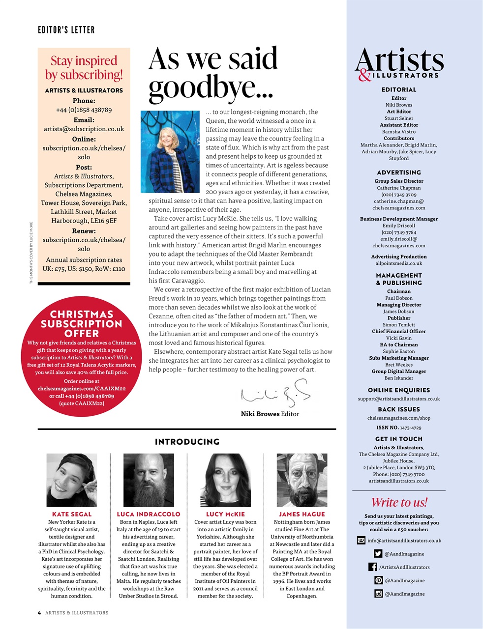 Artists & Illustrators Preview Pages