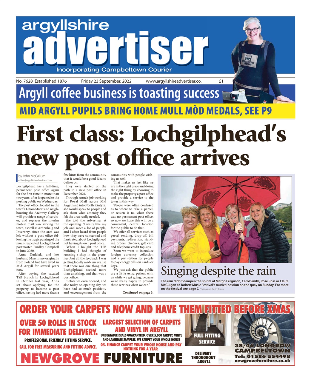 Argyllshire Advertiser Preview Pages