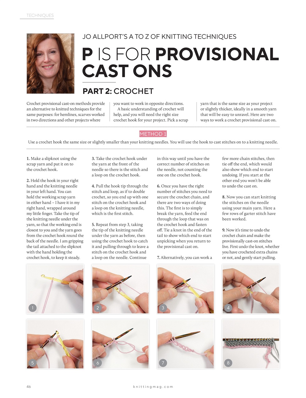 Knitting Preview Pages