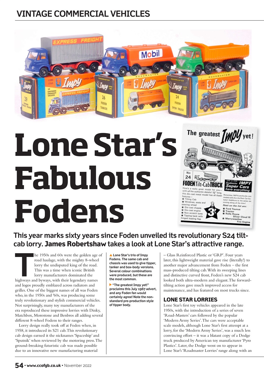 Diecast Collector Preview Pages