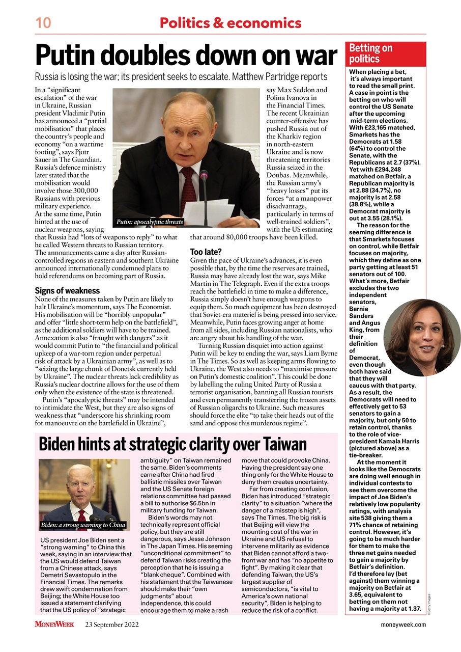 MoneyWeek Preview Pages