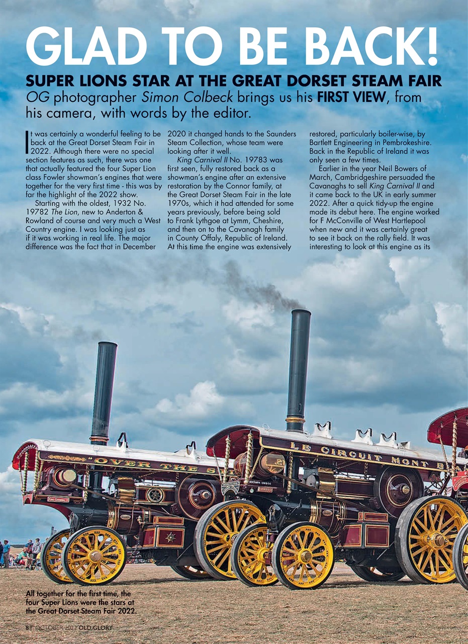 Old Glory Magazine Preview Pages