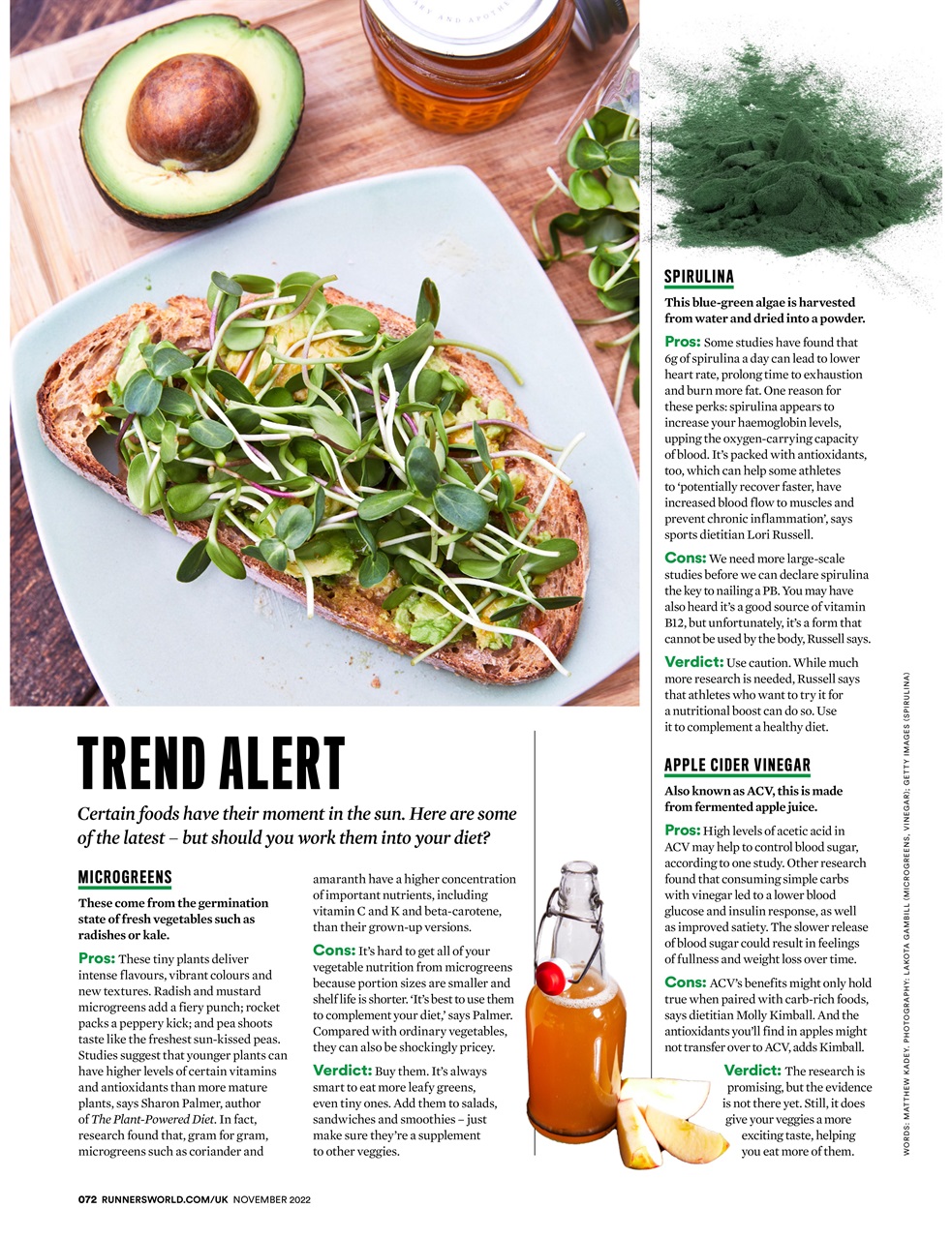 Runner's World Preview Pages