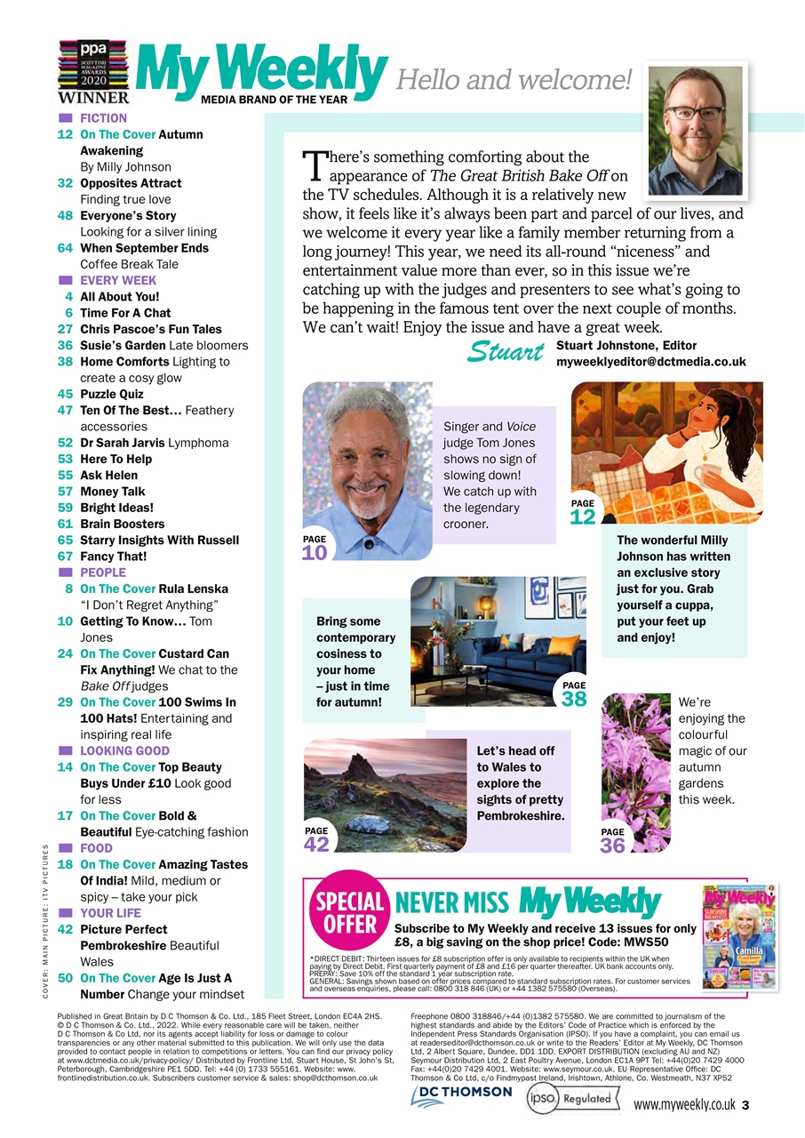 My Weekly Preview Pages