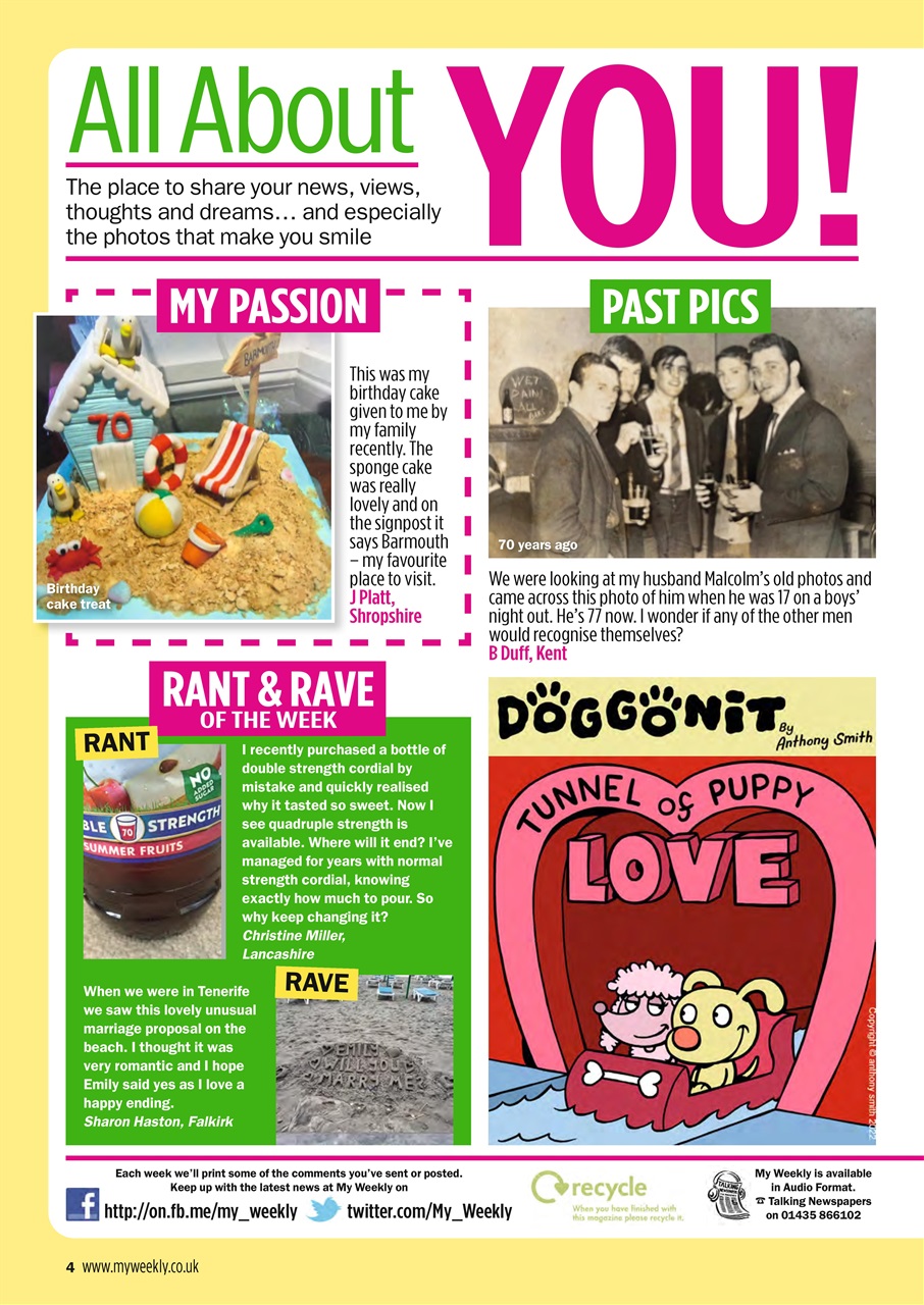 My Weekly Preview Pages