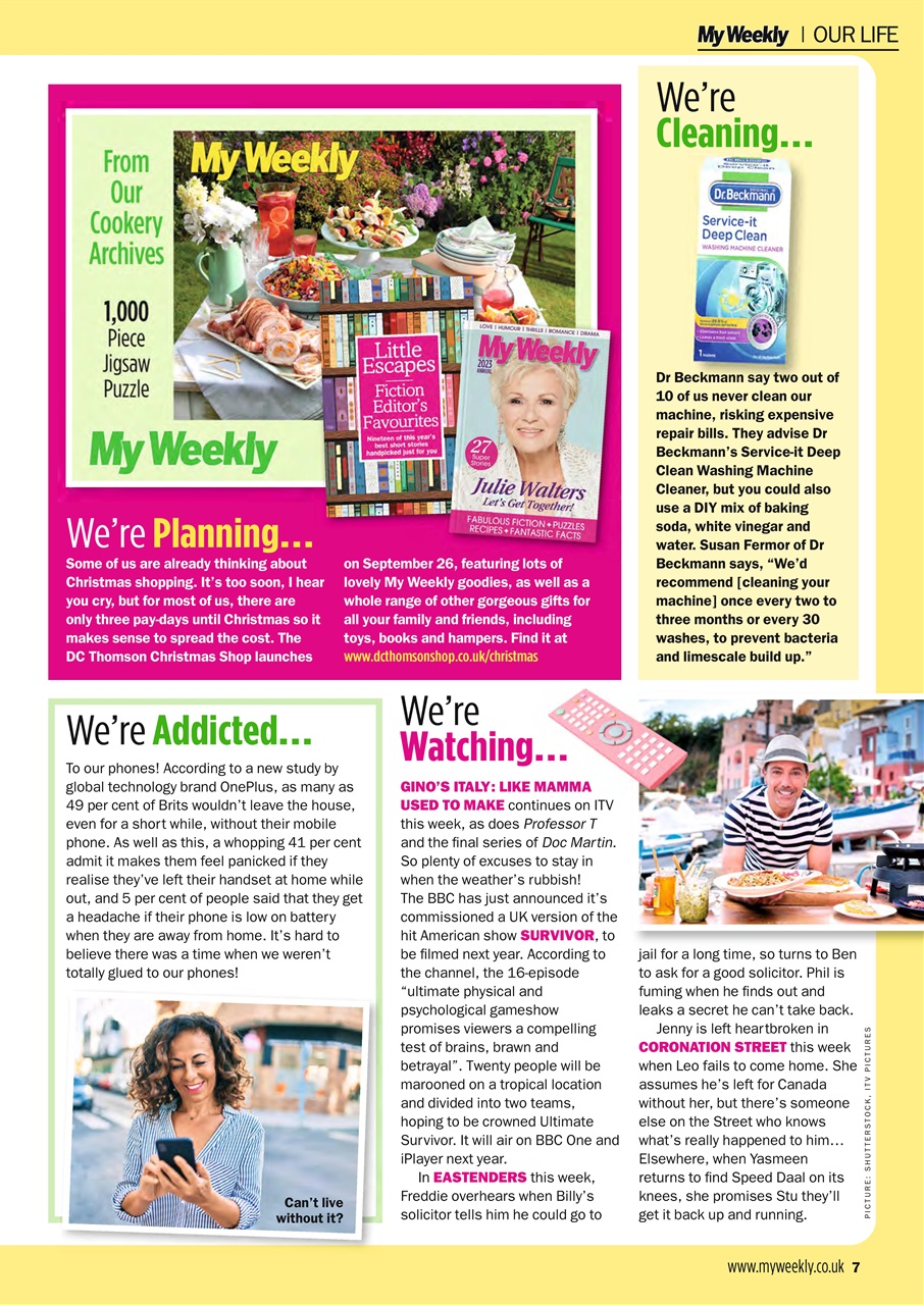 My Weekly Preview Pages