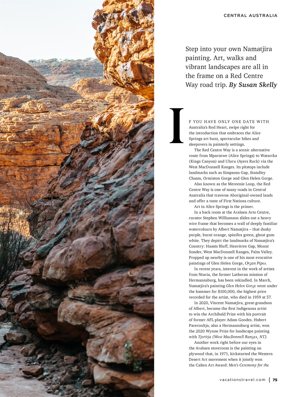Vacations & Travel Preview Pages