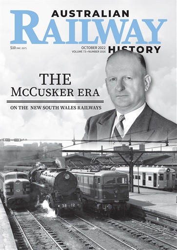 Australian Railway History issue 