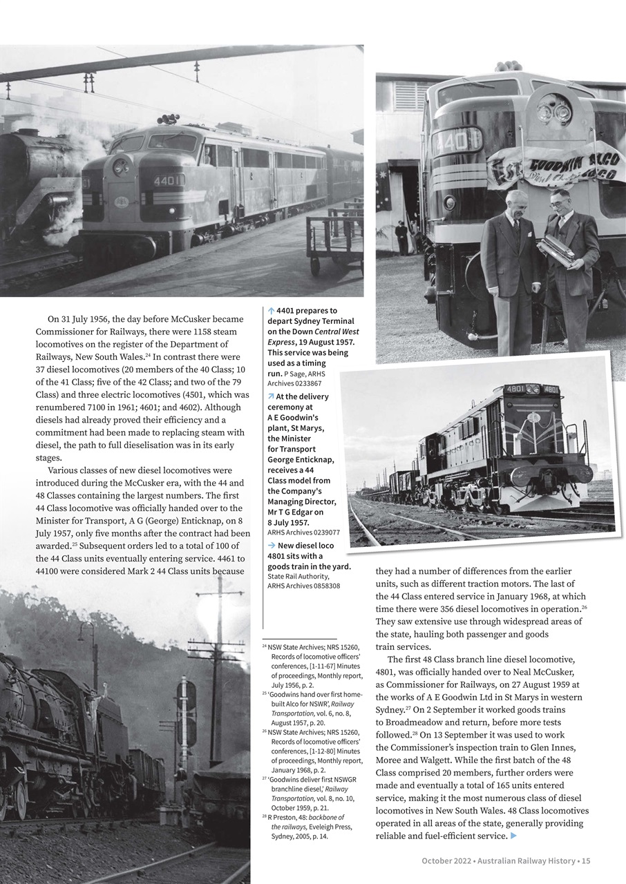 Australian Railway History Preview Pages