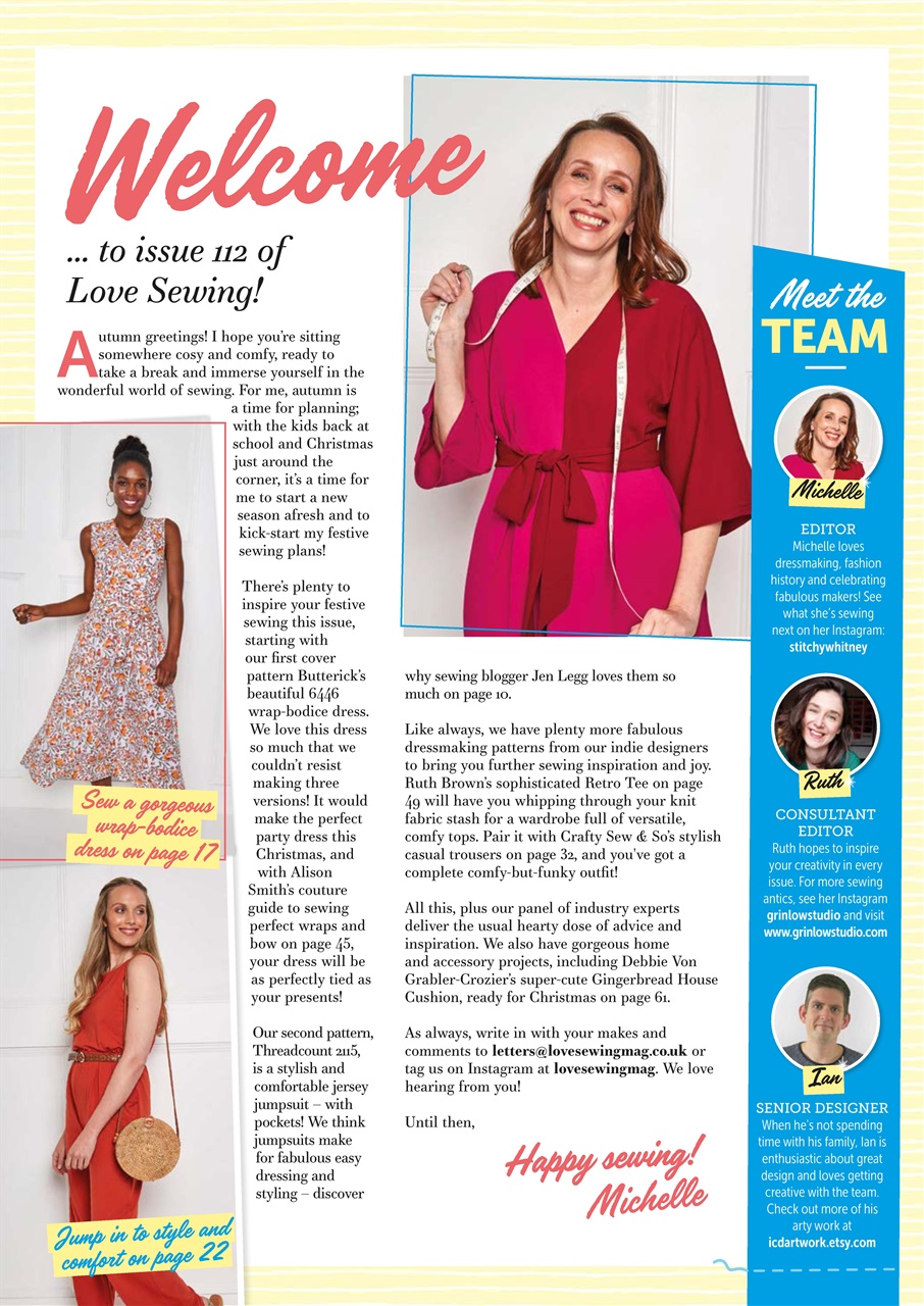Love Sewing Preview Pages