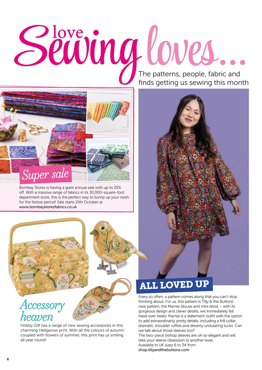 Love Sewing Preview Pages