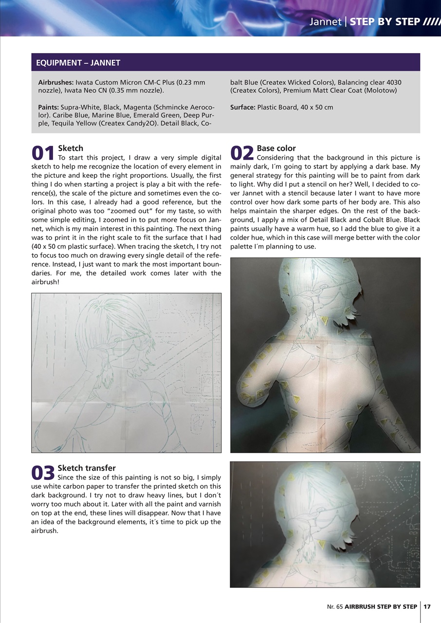 Airbrush Step by Step Preview Pages