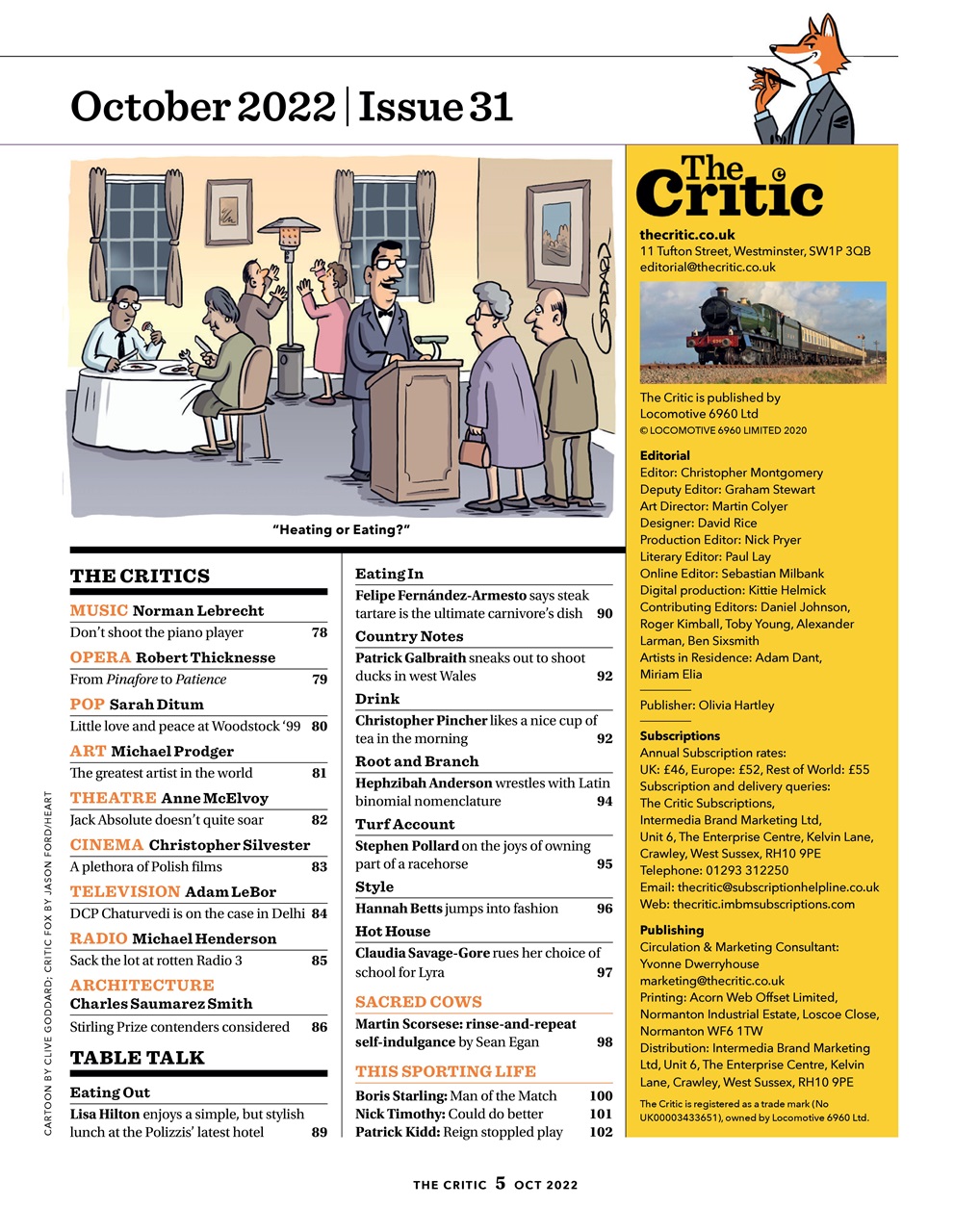 The Critic Preview Pages