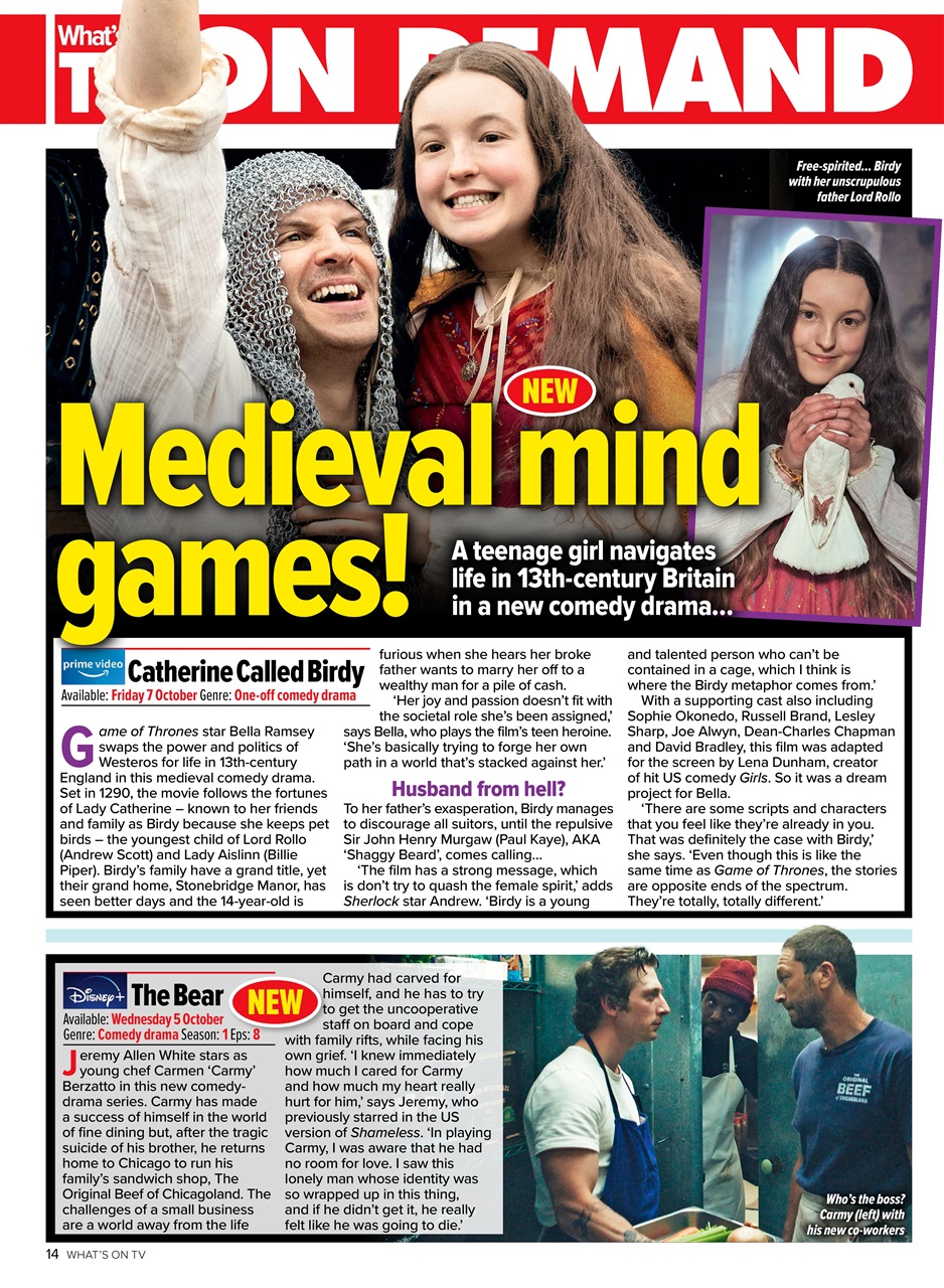 What's on TV Preview Pages