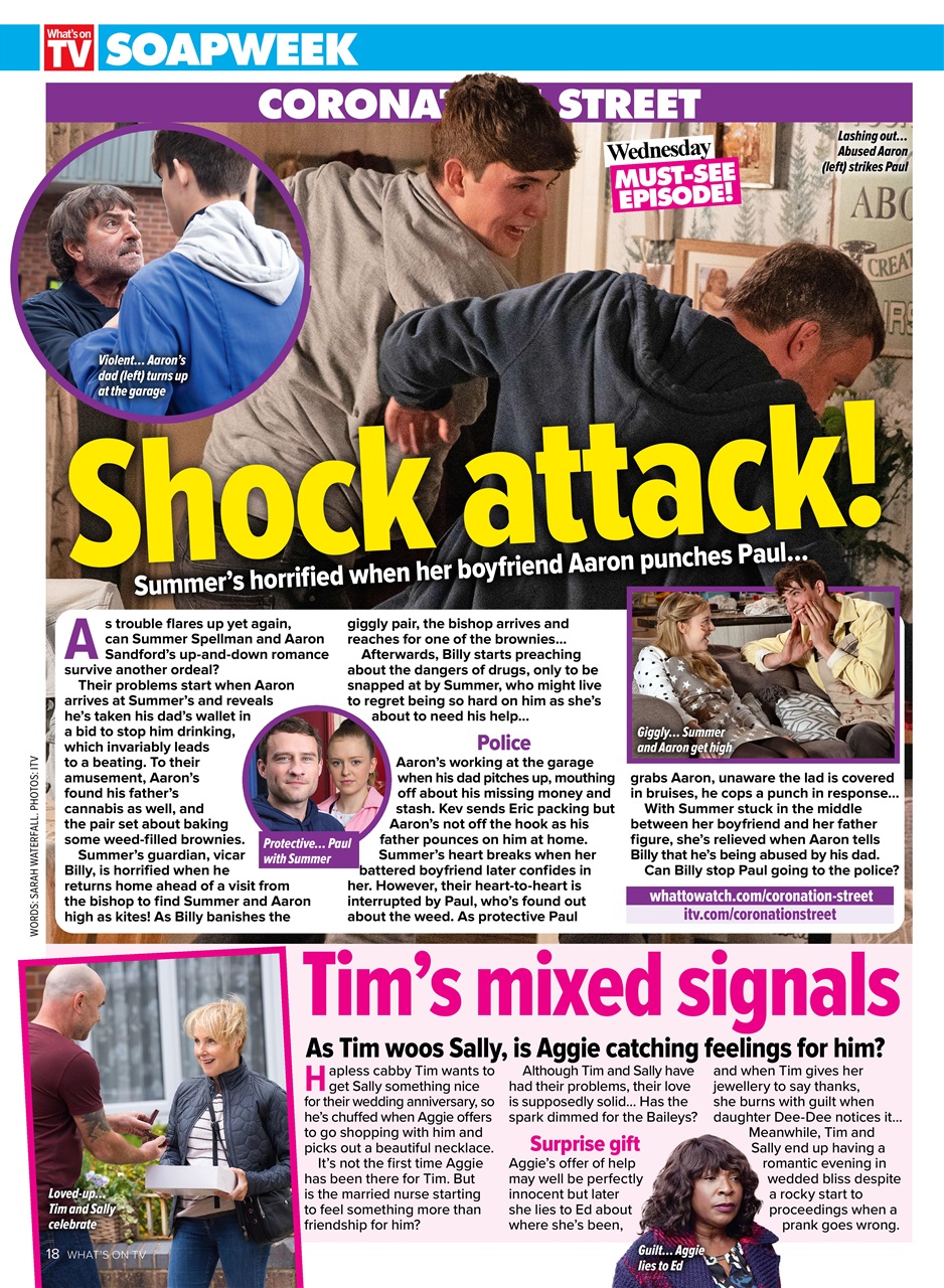 What's on TV Preview Pages