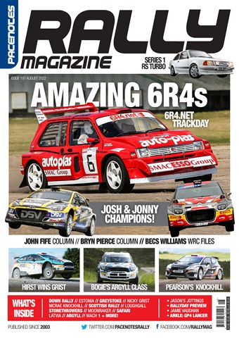Pacenotes Rally magazine issue Issue 197 - Aug 22