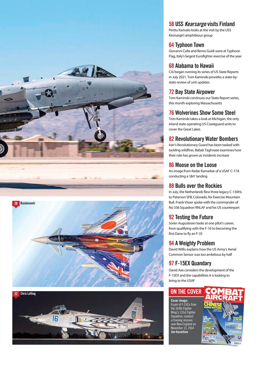 Combat Aircraft Journal Preview Pages