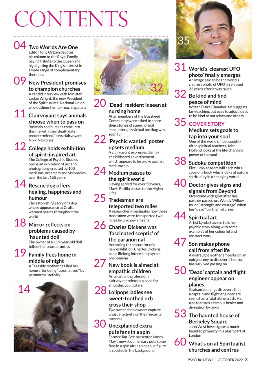 Psychic News Preview Pages