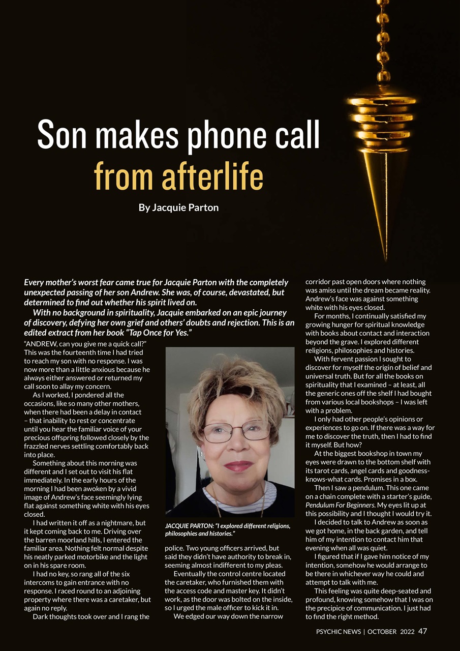 Psychic News Preview Pages