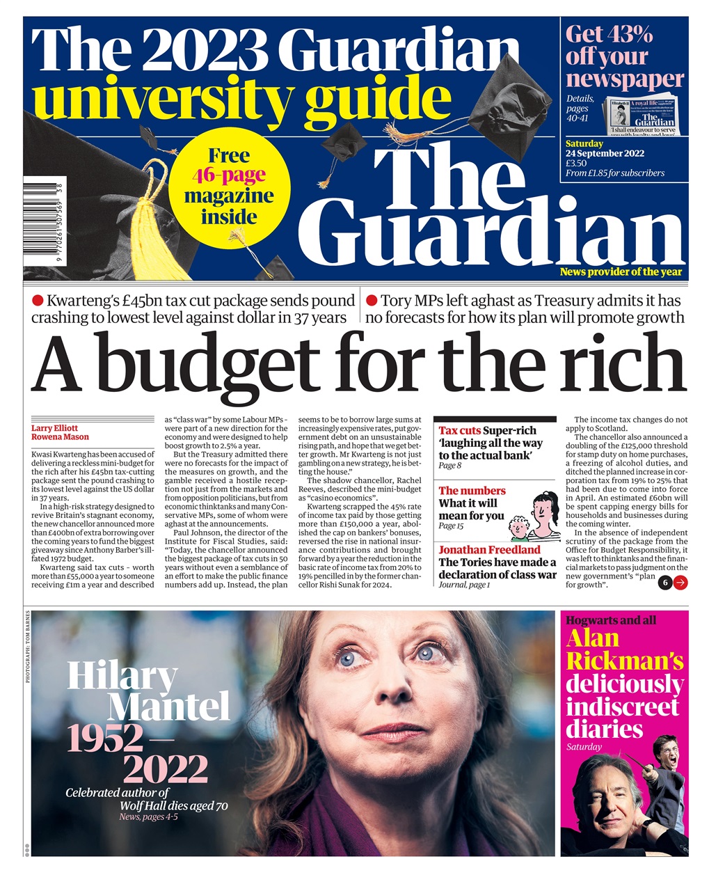 The Guardian Newspaper Preview Pages