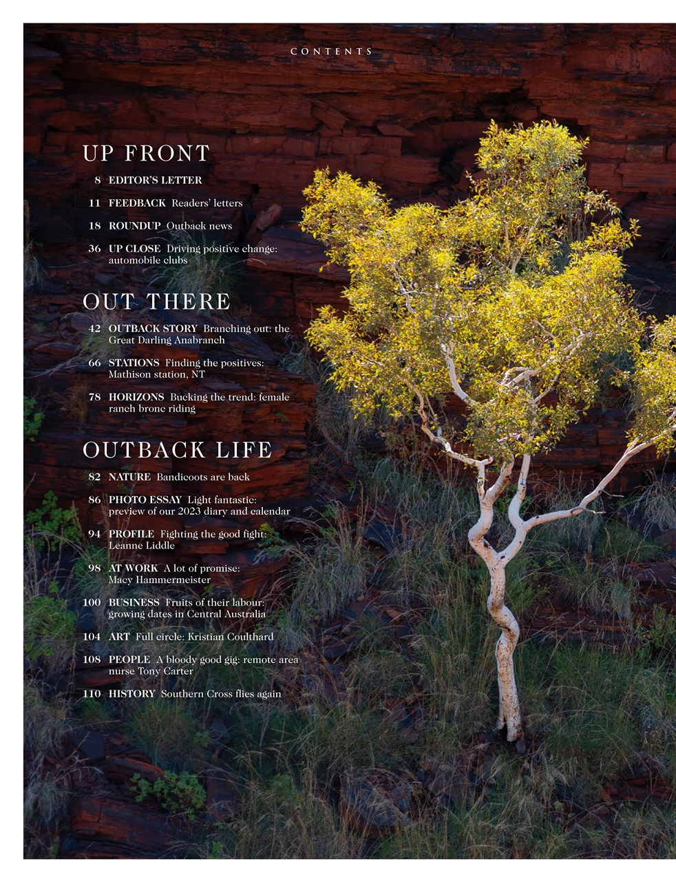 OUTBACK Magazine Preview Pages