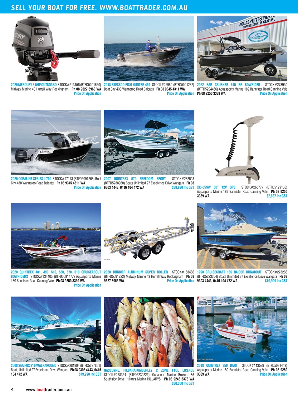 Boat Trader Australia Preview Pages