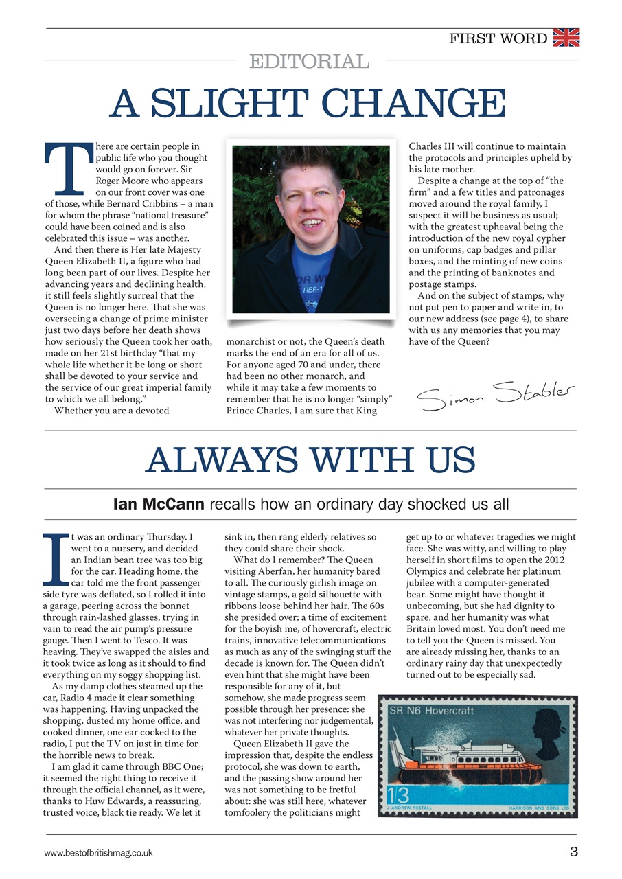 Best of British Preview Pages