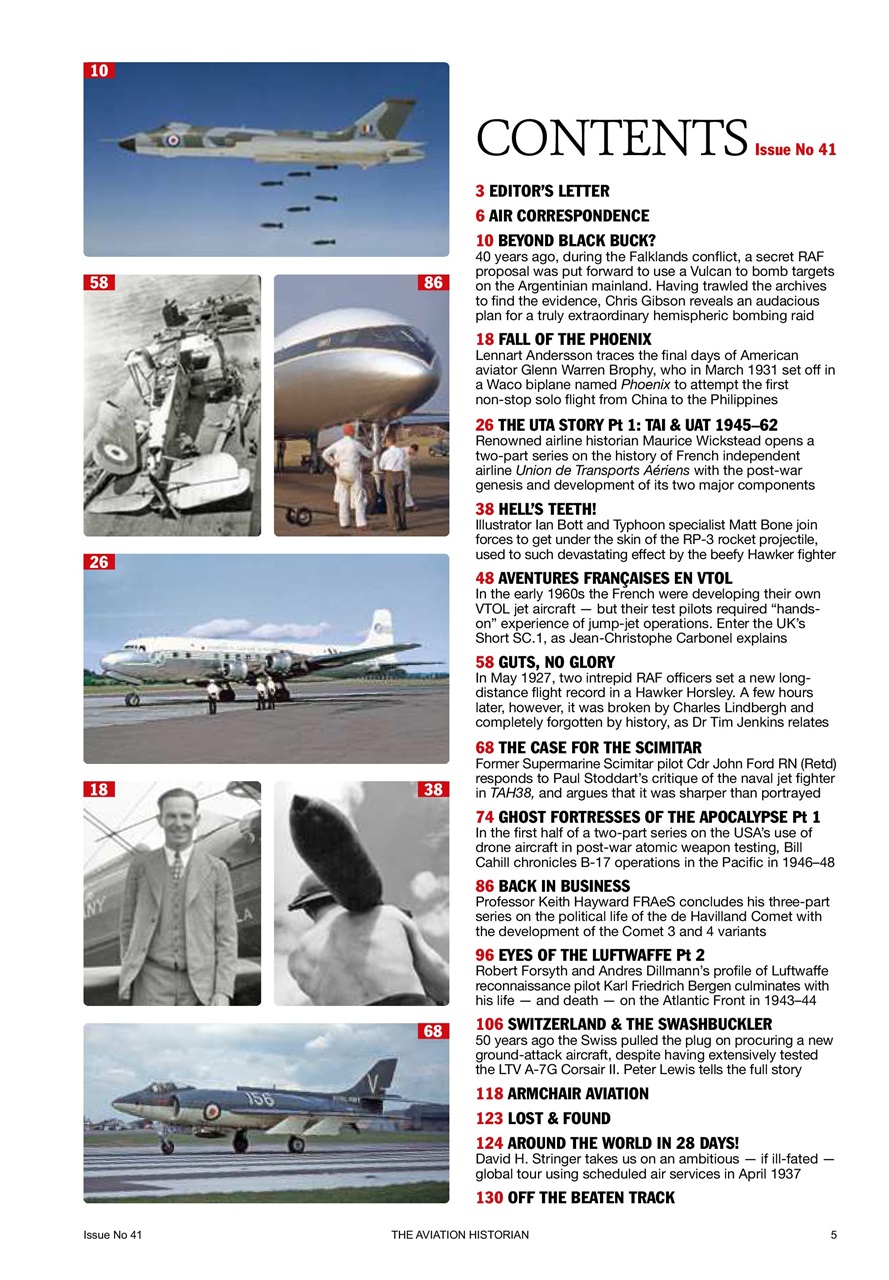 The Aviation Historian Magazine Preview Pages