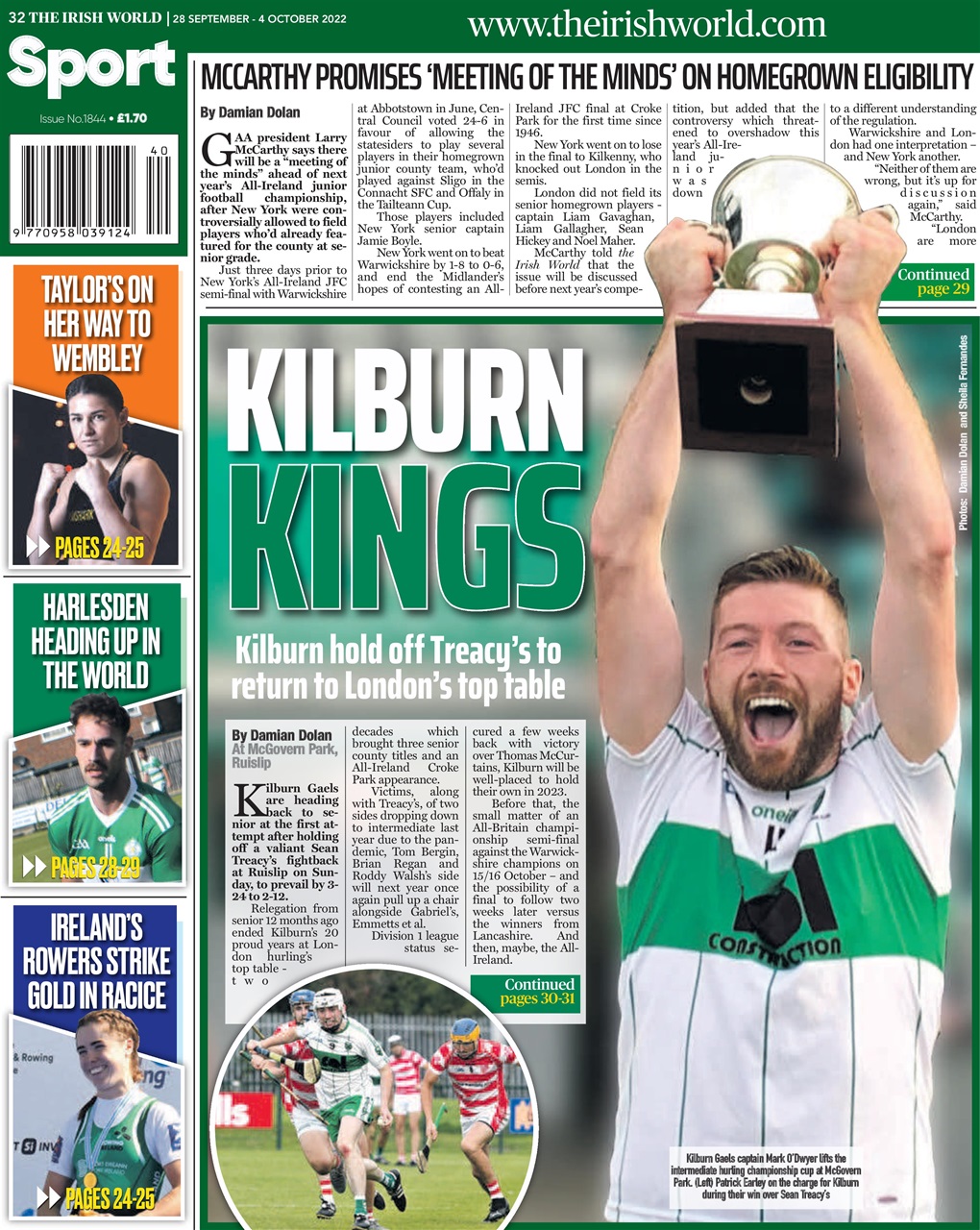 Irish World Preview Pages