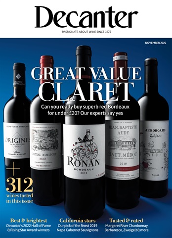 Decanter issue November 2022