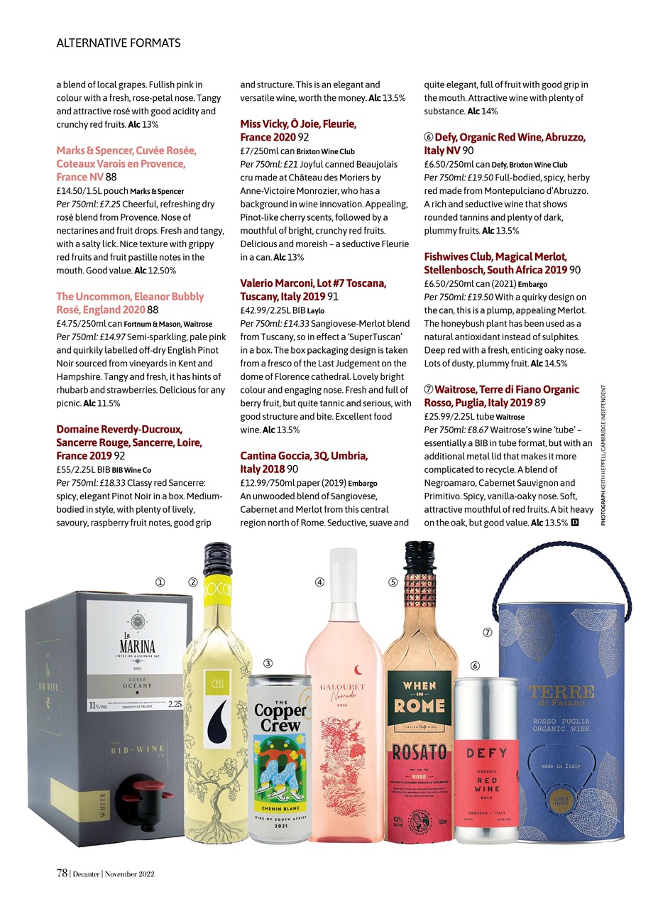Decanter Preview Pages