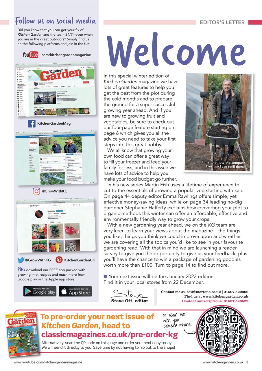 Kitchen Garden Magazine Preview Pages