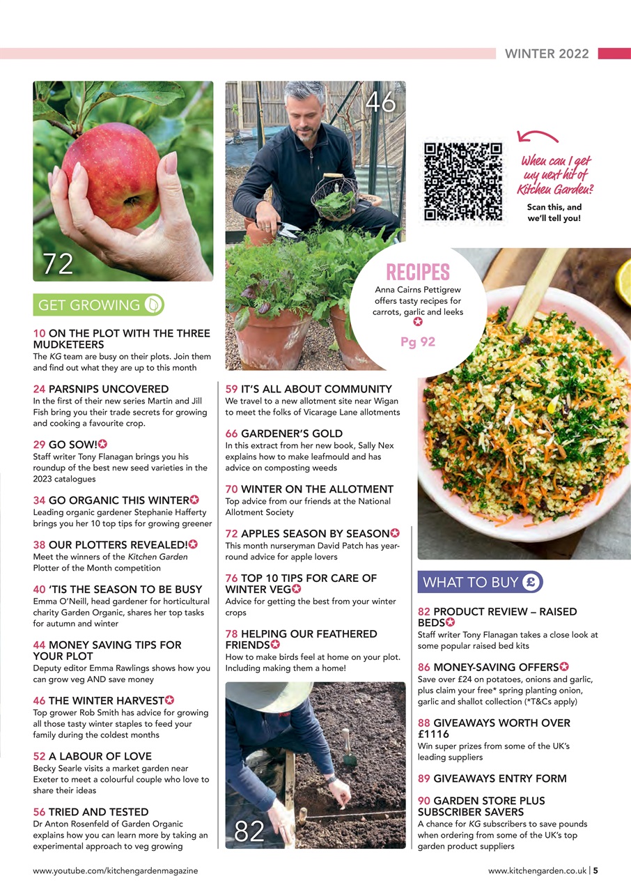 Kitchen Garden Magazine Preview Pages