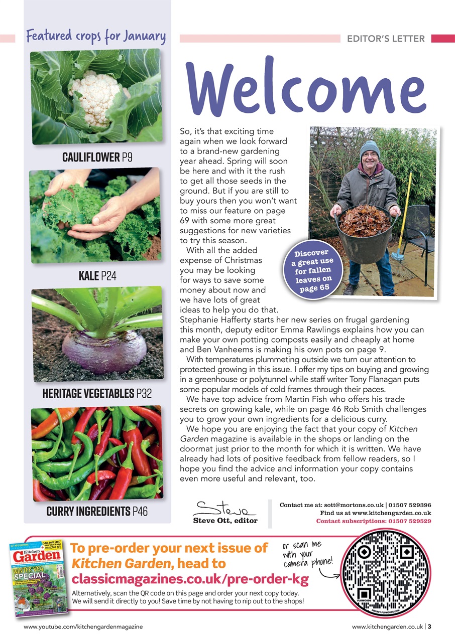Kitchen Garden Magazine Preview Pages