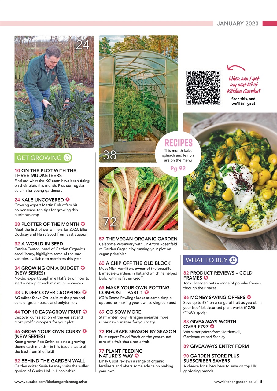 Kitchen Garden Magazine Preview Pages