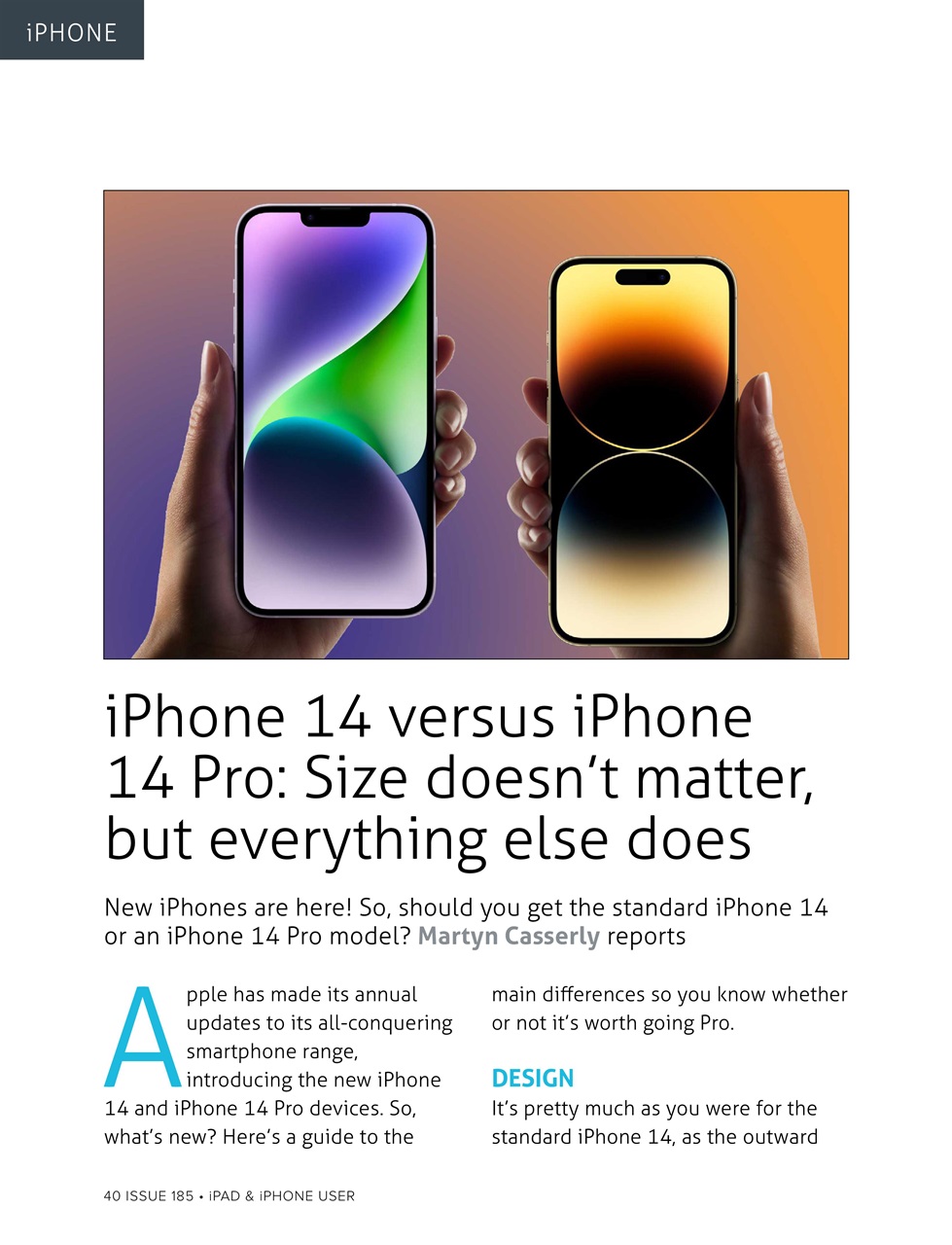 iPad and iPhone User Preview Pages