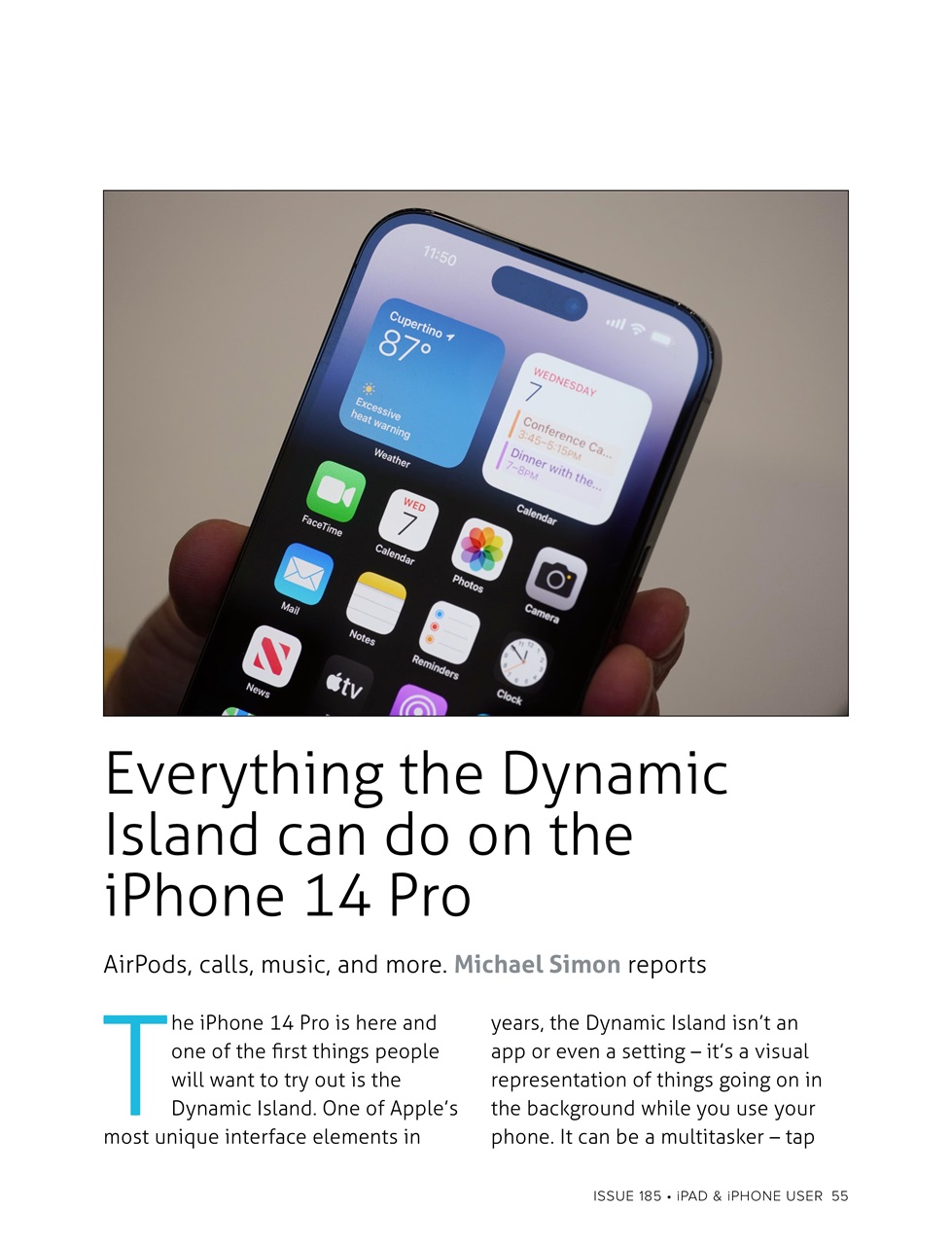 iPad and iPhone User Preview Pages