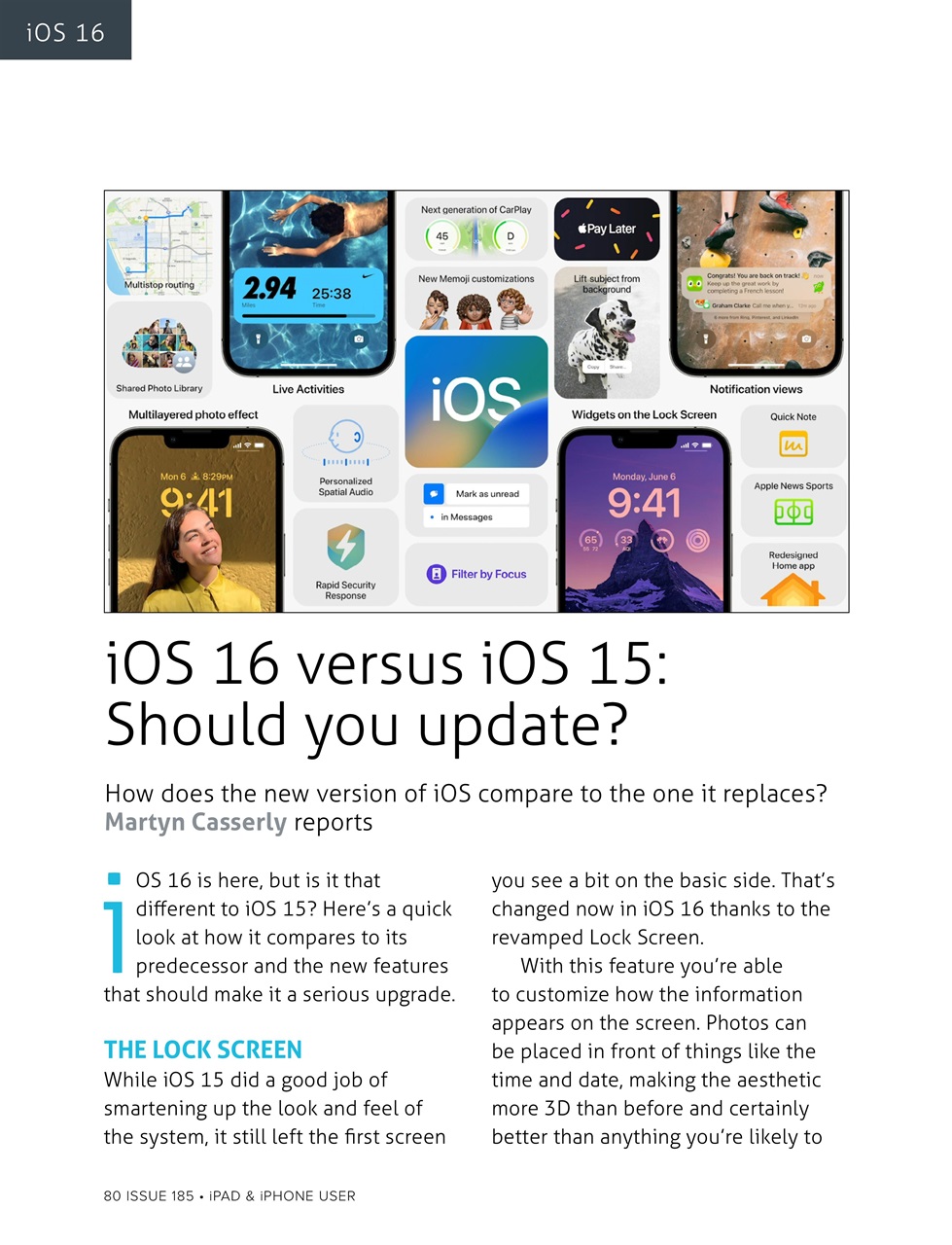 iPad and iPhone User Preview Pages