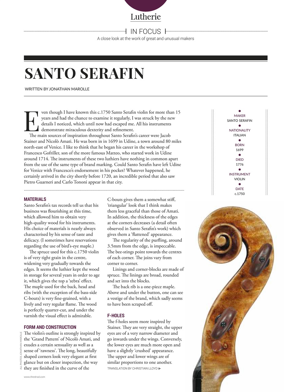 The Strad Preview Pages
