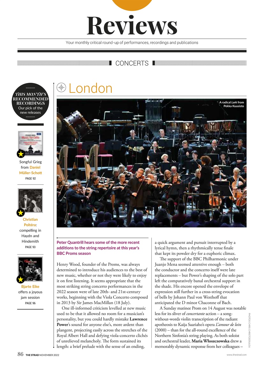 The Strad Preview Pages