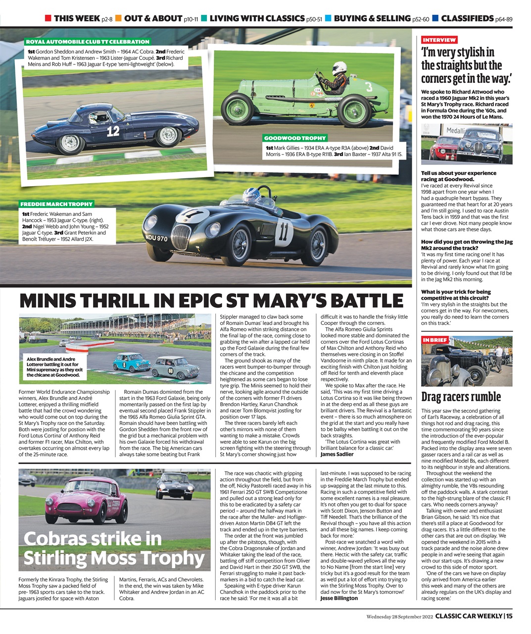 Classic Car Weekly Preview Pages