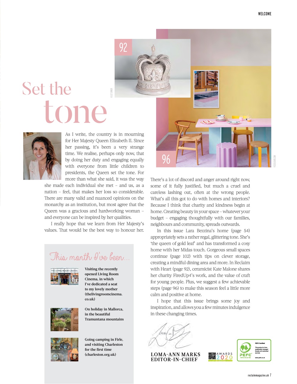 Reclaim Preview Pages