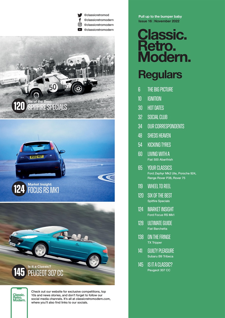 Classic Retro Modern Magazine Preview Pages