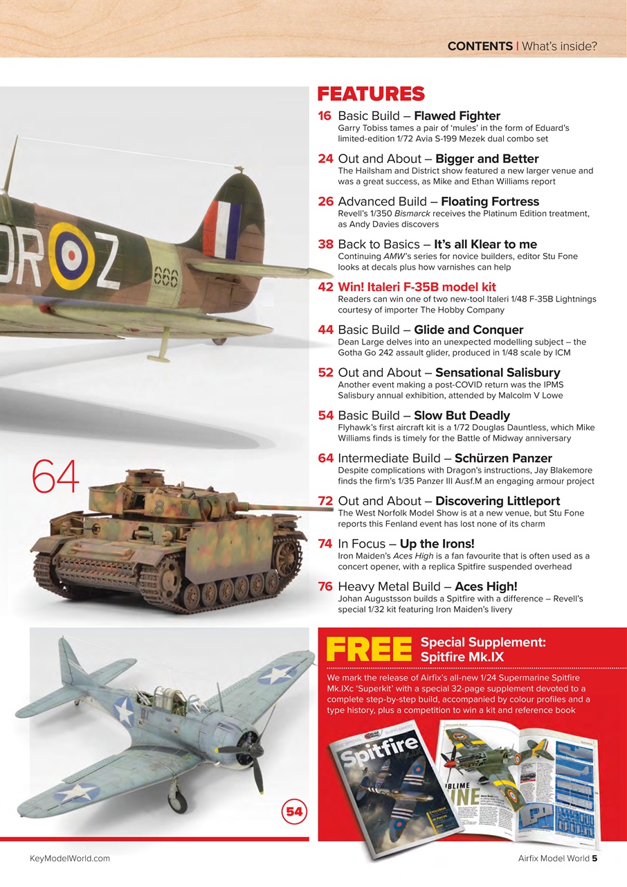 Airfix Model World Preview Pages