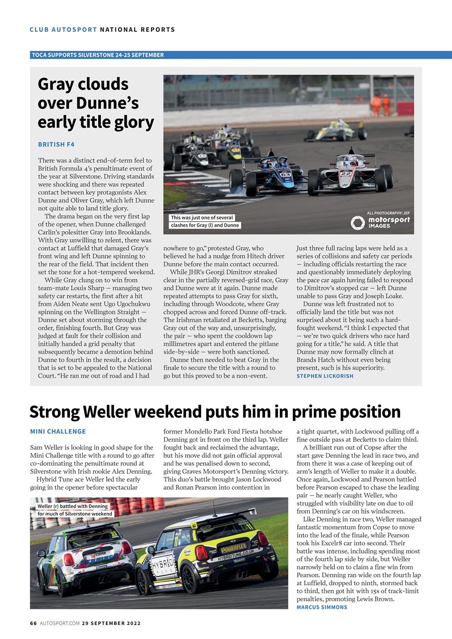 Autosport Preview Pages