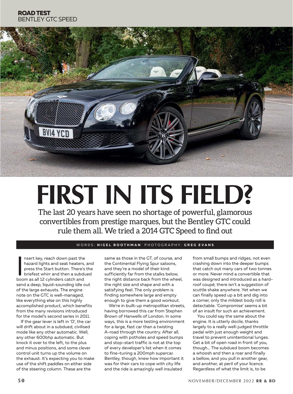 Rolls-Royce & Bentley Driver Preview Pages