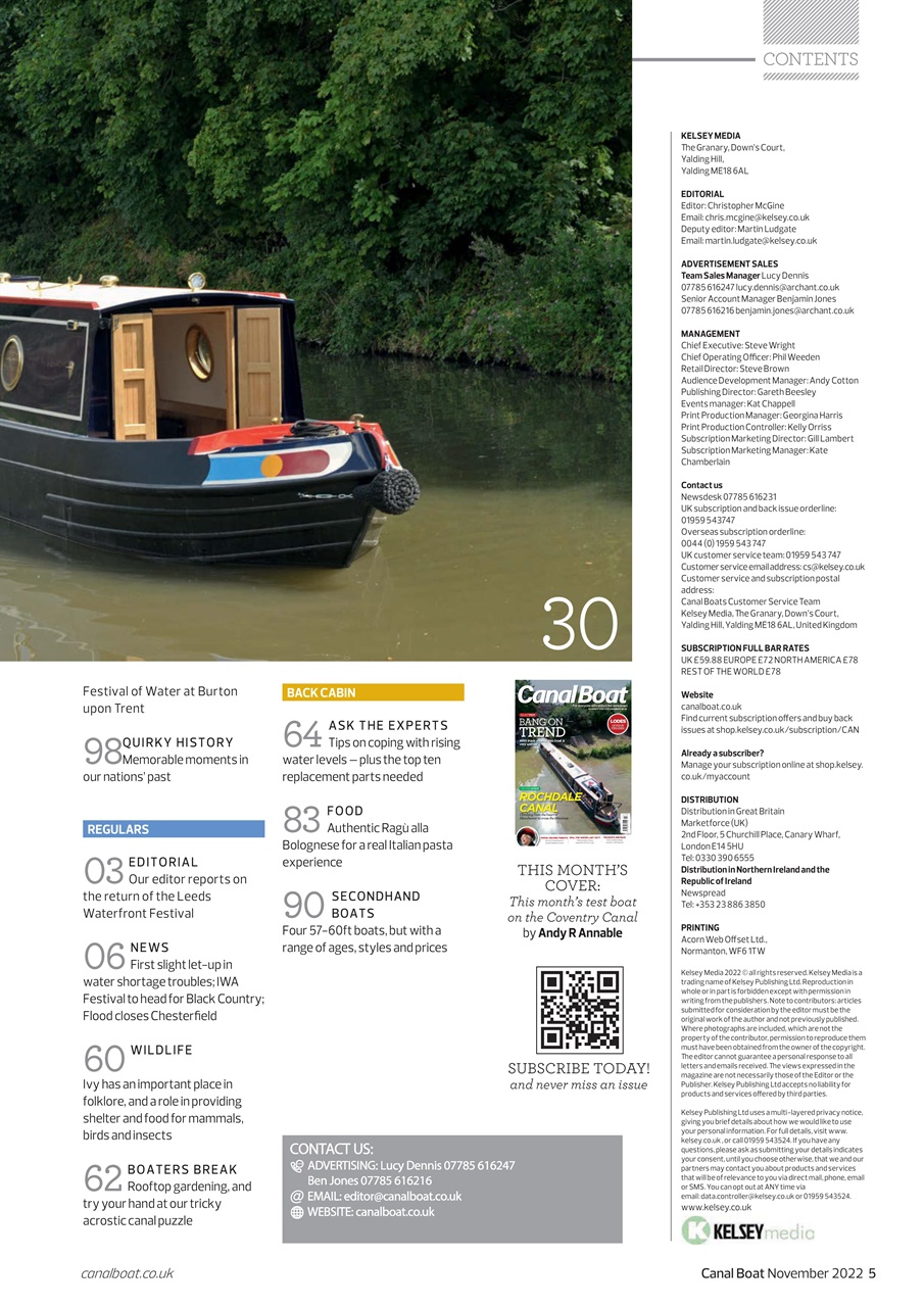 Canal Boat Preview Pages