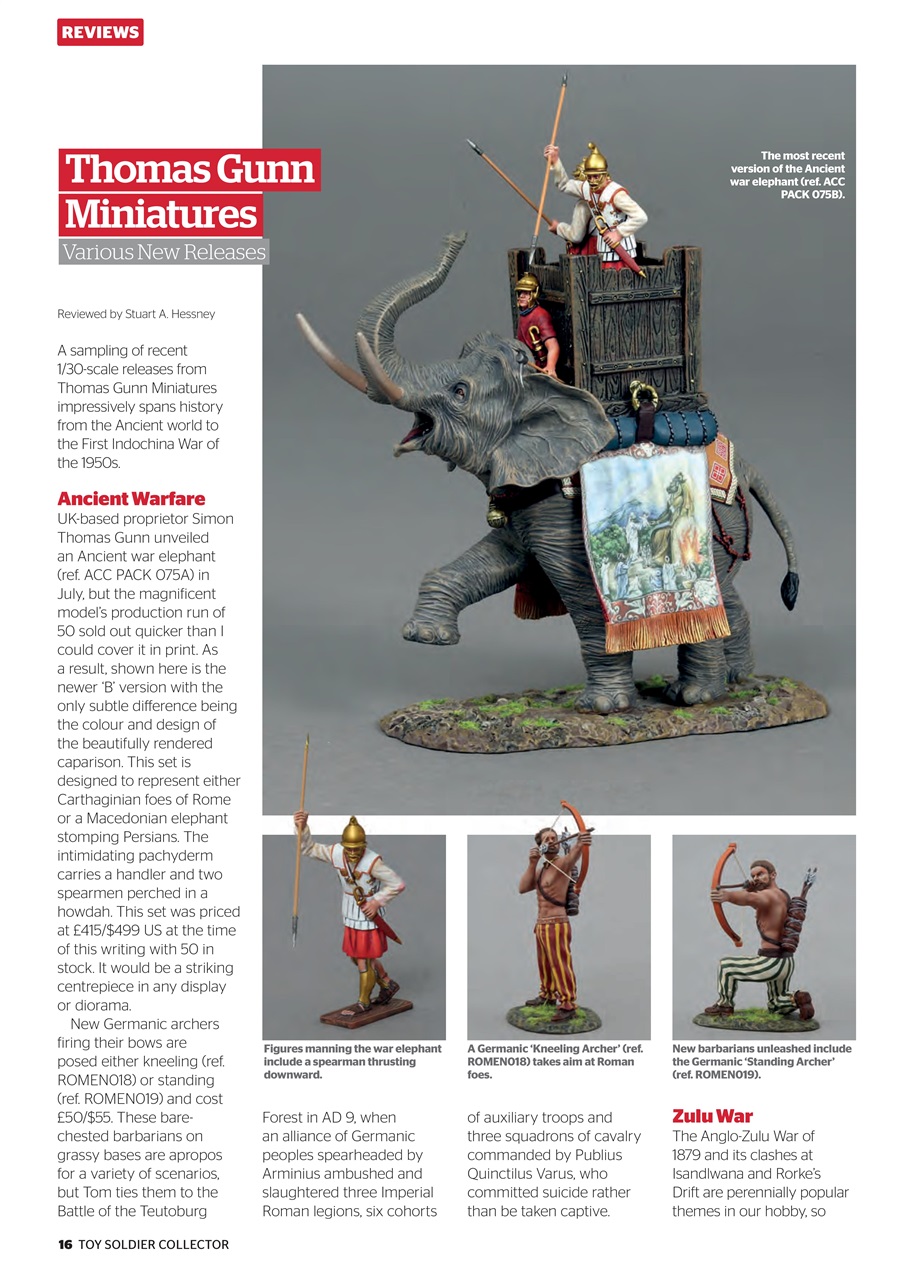 Toy Soldier Collector and Historical Figures Preview Pages