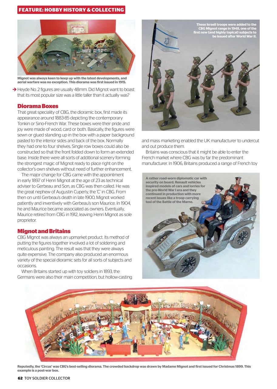 Toy Soldier Collector and Historical Figures Preview Pages