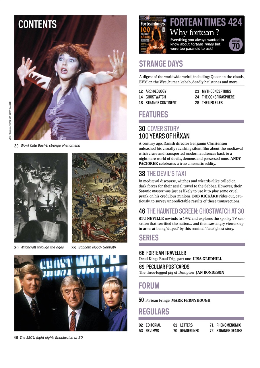 Fortean Times Preview Pages